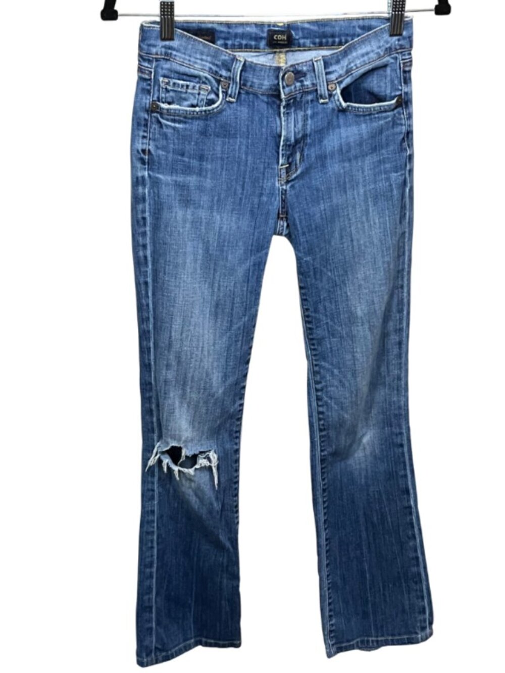 Citizens of Humanity Amber 263 Distressed Bootcut Jeans Made in USA